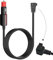 Btstil Car Fridge Power Cord Cable, 12V 24V Car Cooler Cool Box Replacement Extension, Mini Fridge 2 Pin Lead Plug Wire Adapter for Portable Cigarette Lighter Electric Automotive Refrigerators (2.5m)