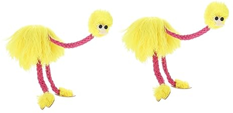 BESTonZON 2St Straußen Marionette Spielzeug pupskissen Straußen Kuscheltiere Spielpuppen vorgeben Basteln für Erwachsene Kinderhandwerk interessante Marionetten Tiere Marionetten Puzzle