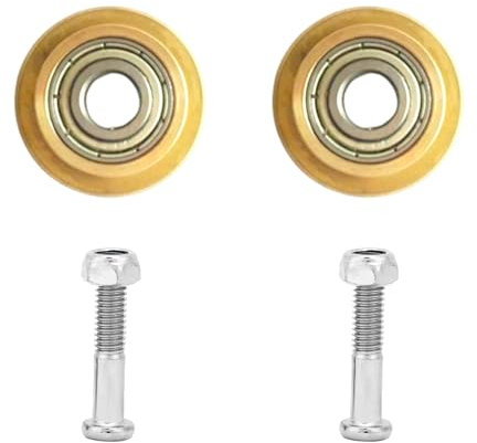 2 Stück 22 × 6 × 6 mm Ritzen mit Bolzen-Kontermutter zum Schneiden von Fliesen/Glas, Wolframkarbid-Fliesenschneider, Ersatzräder