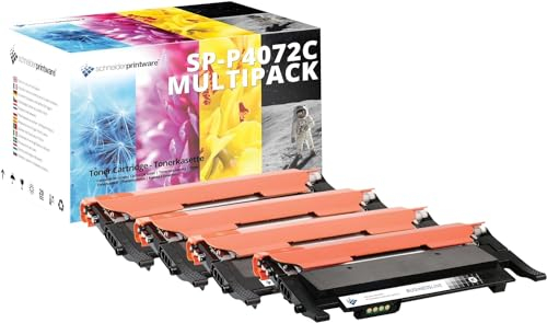 4X CLT-407 CLT-409 Kompatibel für Toner Samsung CLT-4072S K4072S C4072S M4072S Y4072S CLT-409S für CLP-320 CLP-325 CLX-3180 CLX-3185