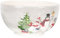 COLLBATH Large Christmas Sweet Bowl Christmas Serving Dish 850ml Ceramic Soup Bowl