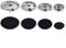 CookiBlend Replacement Burner Crown Cap Kit For Gas Stoves, Gas Stove Burner Cap Kitchen Cookware Hat Set, Cooktop Parts & Accessories(Flat)