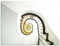 ARTland Wanddeko Glasbilder Wandbild Glas Bild 60x45 cm Architektur Abstrakte Deko Treppe Spirale Minimalismus U5IU