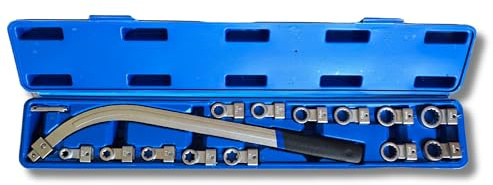 AC Tools Llave curva para montar, desmontar y tensar correas de distribucion o accesorios.