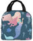 SXOOGE Hermosa lonchera de sirena para mujeres y hombres, lonchera aislada para el trabajo, picnic, viajes, reutilizable, duradera