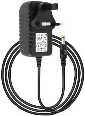 15w power supply for Echo Dot 3rd/4th/5th Gen Echo Show 5 (1st & 2nd Gen) Echo Spot Fire TV Cube Echo Dot with Clock Kids Edition 2m Cable Safety Certified 12V 1.25A 15W AC Power Adapter