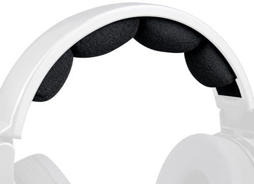 SOULWIT Ersatz Nano-Stoff Kopfband-Pad-Set für Sennheiser HD 660S/HD660S2/HD650/HD600/HD6XX/HD58X/HD580/HD565/HD545/HD535 Kopfhörer, Headset Headband-Top-Kissen-Abdeckung Reparaturteil