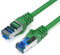 JAMEGA - 3m CAT 7 Netzwerkkabel Gigabit Ethernet Lan Kabel in grün | 10000 Mbit s | Patchkabel Cat.7 Rohkabel S FTP PIMF Schirmung mit RJ45 Stecker | Switch Router Modem Access Point