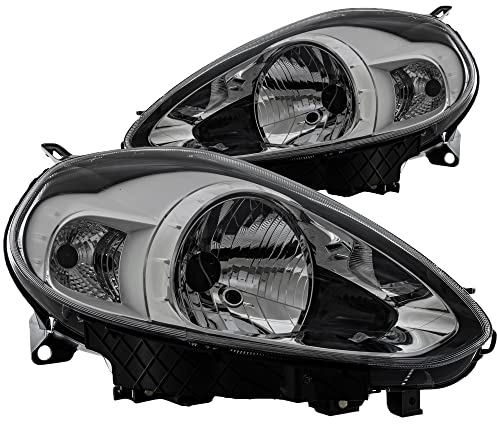 Scheinwerfer Set (rechts & links) Punto Evo Bj. 09-11 chrom H4+P21W