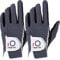 FINGER TEN Golfhandschuhe Herren Links Rechts Golf Handschuh Wert 1 Paar Golfhandschuh Linke Rechte Hand Handschuhe für Männer Golfer, Allwetter Mikrofaser Rain Grip (Dunkelgrau, S, Links)