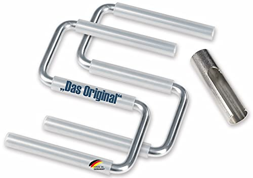Fried Elements Türhebebügel + Plattenträger (2 Bügel 1 Hülse) - EDITION 2020 - verbesserter Silikonschlauch jetzt mit SUPERGRIPP - DAS ORIGINAL - MADE IN GERMANY!!!