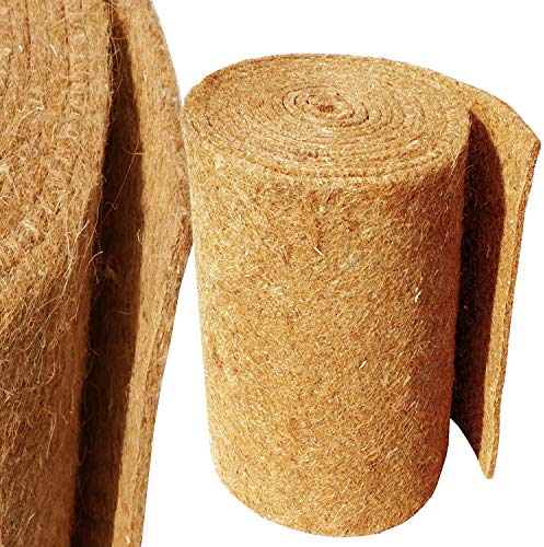 MW.Shop.24 Kokosmatte EXTRA Dickes 1900g/m2 (0,5m x 1m) - Garten 100% Biologisch Winterschutz für Pflanzen Kälteschutz Abdeckung Winterschutzmatte - Meterware