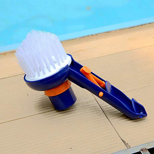 Piscine Brosse, piscine Kit d'entretien, piscine brosse de nettoyage, piscine professionnelle brosse de nettoyage tête piscine tête de brosse Piscine Step angle Cleaner brosse de fond Spas Hot Tubs