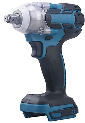 Bluetooth earphone Cordless Impact Drill Electric Screwdriver Impact Driver Rechargeable 1/2 Inch Wrench Power Tools Compatible with Makita 18v Battery (No Battery & Charger Included) (Size : C)
