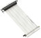 LINKUP - Ultra PCIe 4.0 X16 Riser Cable [RTX4090 RX6950XT x570 B550 Z690 Tested] Shielded High-Speed Vertical Mount Gaming PCI Express Gen4 | Dual Reverse Connectors (20cm) Designed for ITX | White