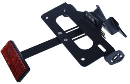 avdb-Moto Kennzeichenhalter AVDB kompatibel mit Yamaha MT-09 Tracer 900 2016-2021, Tracer 900 GT 2018-2021, MT-07 Tracer 700 2016-2019, Tracer 7 2020-2024 MIT Rückstrahler