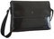 FOSCINI Borsa nera messenger uomo donna in pelle a Tracolla | Porta documenti | porta PC 13 e fogli A4 | per università ufficio lavoro viaggio | nuova collezione 3.0 | elegante leggera