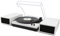 LP&No.1 Set Giradischi Moderno con Coppia di Altoparlanti a Doppia Alimentazione Preamplificatore Phono Integrato, Trasmissione a Cinghia 3 Velocità, Ingresso Wireless, Trasmissione Musica Wireless