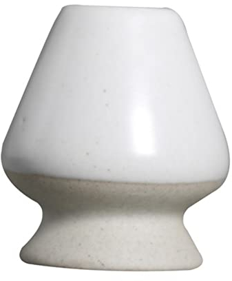 perfk Porte-Fouet Matcha Fait à la Main, Support Chasen, Tient la Forme du Fouet, Blanche