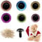 posionks 60 Pcs Safety Eyes for Crochet Toys Plastic Safety Eyes for Amigurumi with Gasket Toy Eyes Crochet Eyes for Crochet Crochet Safety Eyes for Toy Eyes DIY Crafts Plush Toys