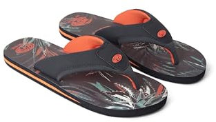 Animal Jekyl Mens Flip-Flops - Slip-on, Lightweight & Comfortable Footwear with Soft Padded upper Straps - Best for Spring Summer & Outdoors Burnt Orange Adult Shoe Size 10