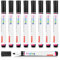 OFFCUP Whiteboard Marker, 8 Stücke Whiteboard Stifte, Trocken Abwischbare Marker Schwarz Folienstift Abwischbar für Whiteboard, Glas, Fenster, Flipchart, Magnettafel, Memoboard