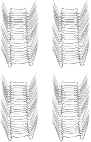 25/50/100pcs Greenhouse Glass Clips, Stainless Steel Greenhouse Window Clips Glass Pane Fixings Clips, Greenhouse Clips, Garden Greenhouse Accessories(100pcs)