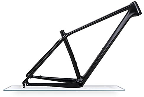 ITETONE Mountainbike-Rahmen, 73 cm, Carbonrahmen, 38,1 cm, 43,2 cm, Scheibenbremse, Schnellspanner, 135 mm, BB92 mm, Innenführung (Farbe: mattschwarz, Größe: 43,2 cm)