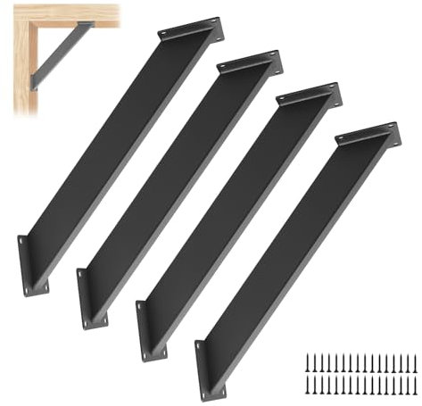 Lot de 4 supports d'angle de 45 degrés, kit de pergola, connecteur robuste pour structures en bois, support pour tonnelles, cabanes dans les arbres, cabines et patios