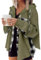 YNIQUE Chemise à Carreaux Femme Chemise Longues Classique Blouses Boutonnées Col en V Hoodie Manche Longue Automne Hiver Top Blouse Chic et élégant
