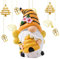 Ynnhik Figurines de jardin GNOME Statue Décorations Nain de jardin - Statue de nain d'abeille - Sculpture en résine - Décoration d'intérieur pour jardin, cour, balcon
