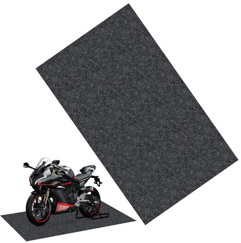 Générique Tappeto da garage – tappetino protettivo impermeabile | manutenzione di tappeti di manutenzione e moto, assorbente con olio, lavabile e non scivolato, macchie contro macchie e sporco