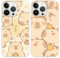PBNDJVG Kawaii Phone Cases Funny Capybara Case for Apple iPhone 12/iPhone 12 pro 6.1 Inch, Anime Cartoon Cute Pattern Shockproof Soft TPU Silicone Gel Drop Protection Case for Women Girls
