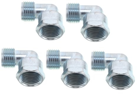 Lurrose 5stücke Gasadapter Aus Kupfer Für Gas-schläuche Fitting-anschluss Für Gasherde Schlauchanschluss Kupfer-anschluss Für Gasschläuche Gasadapter