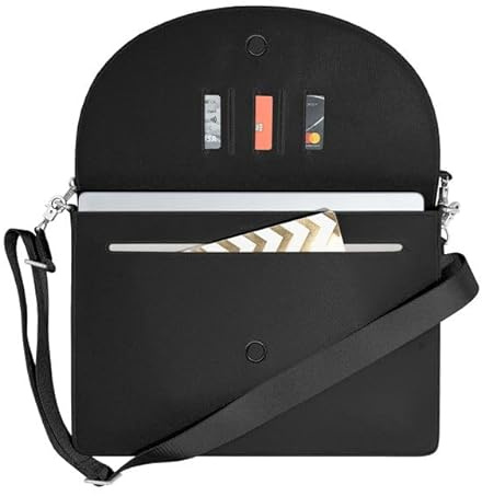 Stackers Black Slim Laptop Bag