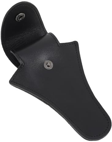 VINTORKY Tender Horn Tasche Aufbewahrungsbeutel aus Langlebigem Material Schwarz mit Schnalle Tragbare Hornabdeckung für Musikinstrumentenzubehör