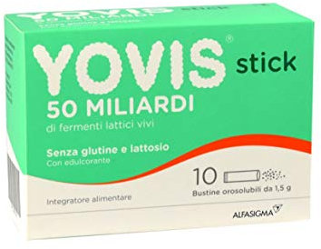 3X YOVIS STICK - Integratore di Fermenti Lattici Vivi da 50 Miliardi - 30 BUSTINE
