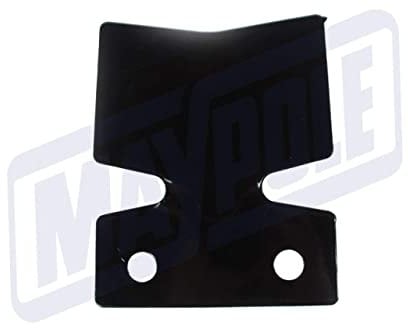 NEW BLACK METAL FLANGE STYLE TOW BAR BUMPER PROTECTOR TOWBALL MP464B MAYPOLE