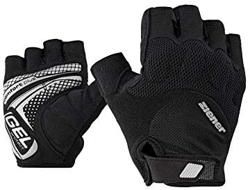 Ziener Herren COLIT Fahrrad-, Mountainbike-, Radsport-handschuhe | Kurzfinger - atmungsaktiv/dämpfend/rutschfest, black, 7,5