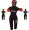 MMA Grappling Dummy, für Judo, Wrestling, brasilianisches Jiu Jitsu, Untersuchung und Wurf, ungefüllt, Schwarz/Rot, 150 cm