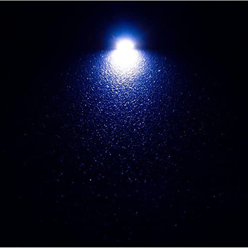 Lumonic 10x Superhelle LEDs vom Typ SMD 0402 - High Power LEDs mit Anschlussdraht zum selber Löten DIY in Farbe Blau - Durchmesser: 1x0,5mm