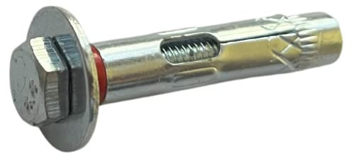 PlasmaGal - Pernos de Anclaje para Hormigón - PACK de 10 Tacos Metálicos - Broca de 10 mm x 80 - Espiches para colocar en hormigón (10, Ø10x80)