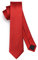 HISDERN Herren Krawatte Rot Schmale Einfarbig Seide Krawatten für Herren Klassische Formelle Elegante Schlipse Hochzeit Party Business Krawatte 6cm