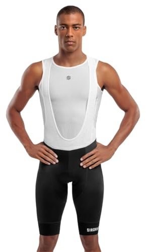 SIROKO - Fahrrad-Trägerhose Mortirolo - M - Schwarz/Weiß