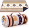 LARUTAN Waterproof Picnic Blanket, 200x200CM Large Beach Blanket Outdoor Picnic Mat, Beach Mat with Carrying Handle Sandproof Heatproof for Camping, Beach, Family Picnic