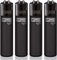 Clipper Classic Feuerzeuge 4er Set´s zum sammeln. Modell: (Clipper Black Soft - 4er)