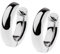 Ernstes Design Creolen evia Ohrringe E632 poliert 12 mm Edelstahl