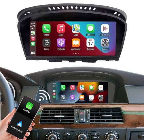 autoabc Wireless Carplay/Android Auto 8.9'' Touchscreen Multimedia Radio Receiver per BMW 3/5 E60/E63/E64/E90/E91/E92/E93 2005-2010 CCC Linux Screen anno con sistema NBT HD 1920 x 720