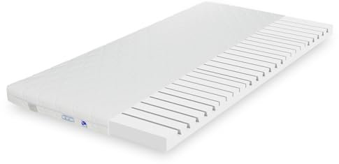 TULENA Ortho Komfortschaum Matratzentopper 90 x 200 cm 7cm hoch für optimale Körperanpassung Mattress Topper 90x200 ÖKO-TEX Zertifiziert