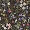 Abyssaly Papel Pintado Autoadhesivo Flor Negra Machacada, Vinilo Adhesivo Muebles 44cm X 300cm, Papel Adhesivo Impermeable Pegatina Decorativos Encimera de Cocina